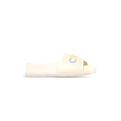 CHANEL MULES LAMBSKIN IVORY & MULTICOLOR G38933 X56443 K3919